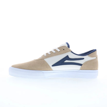 Lakai Manchester Mens Beige Suede Lace Up Skate Inspired Sneakers Shoes
