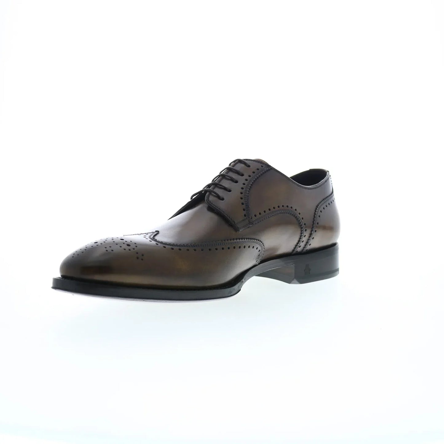 Di Bianco SBP942 Mens Brown Oxfords & Lace Ups Wingtip & Brogue Shoes