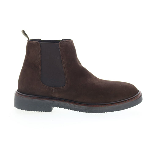 Bruno Magli Rafael MB4RAFC1 Mens Brown Suede Slip On Chelsea Boots