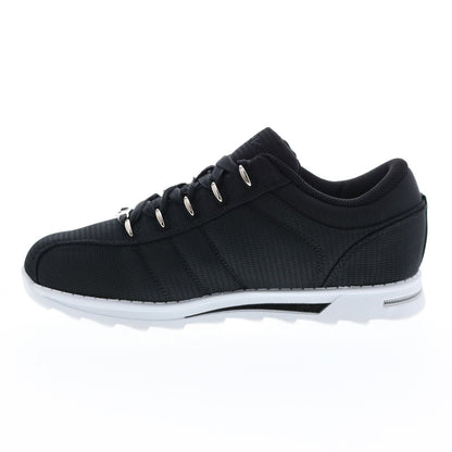 Lugz Charger II Ballistic Mens Black Canvas Lifestyle Sneakers Shoes
