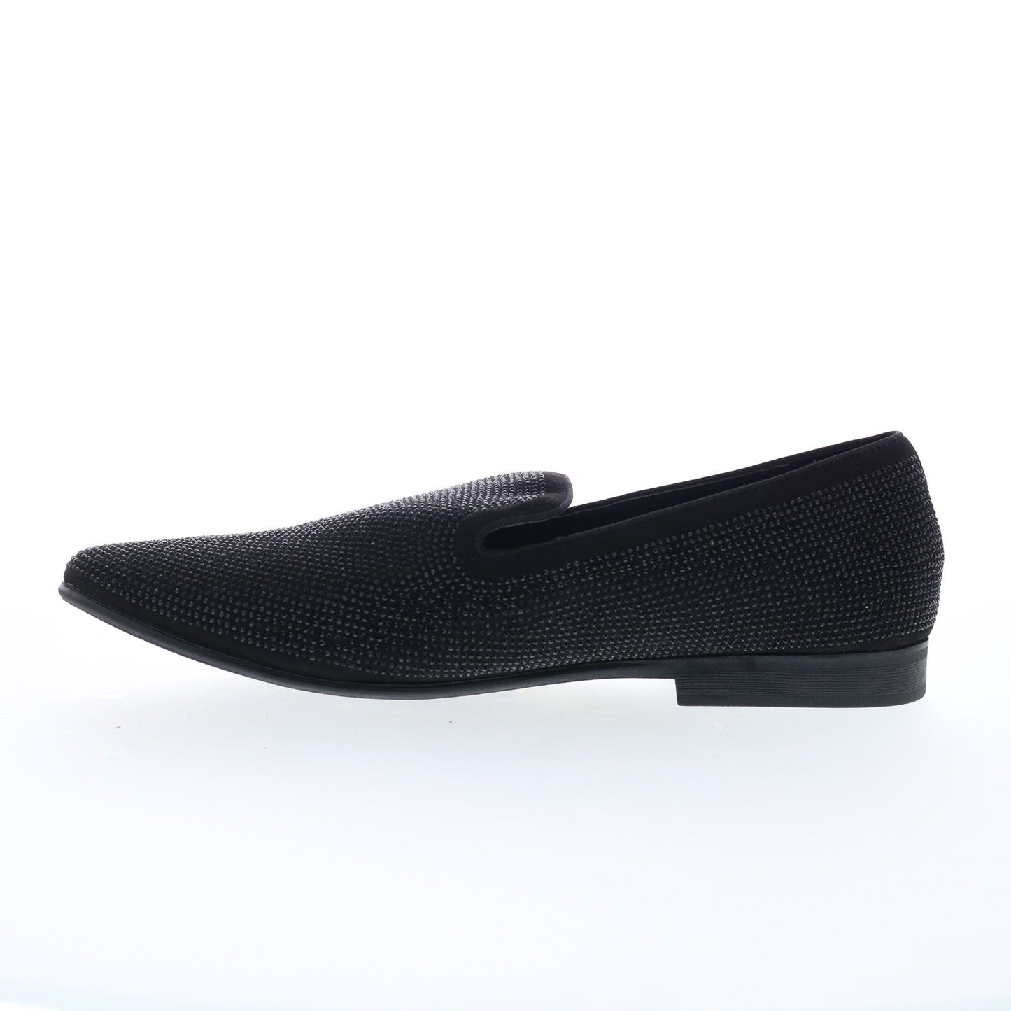 Steve Madden M-Cutton Mens Black Canvas Loafers & Slip Ons Casual Shoes