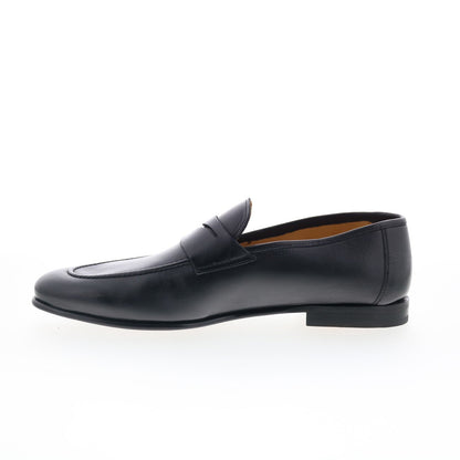 Mezlan Mez141 Mens Black Leather Loafers & Slip Ons Penny Shoes