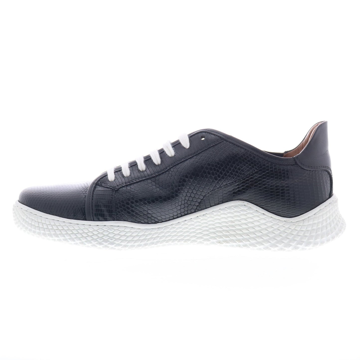 Mezlan Mez218 Mens Black Leather Lace Up Lifestyle Sneakers Shoes