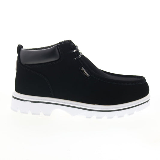Lugz Fringe MFRGD-060 Mens Black Synthetic Lace Up Ankle Boots