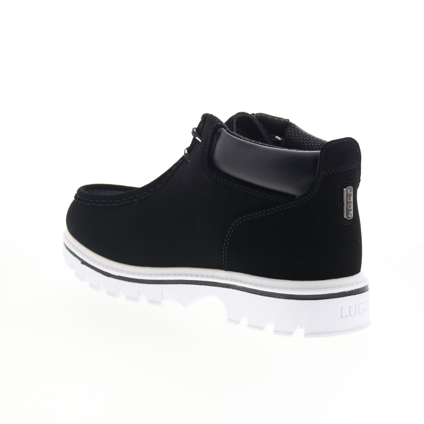 Lugz Fringe MFRGD-060 Mens Black Synthetic Lace Up Ankle Boots