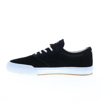 Lakai Wilkins MS2240233A00 Mens Black Suede Skate Inspired Sneakers Shoes