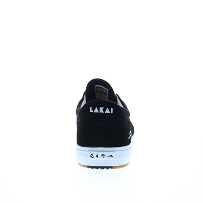 Lakai Wilkins MS2240233A00 Mens Black Suede Skate Inspired Sneakers Shoes