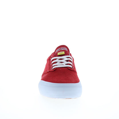 Lakai Wilkins MS2240233A00 Mens Red Suede Skate Inspired Sneakers Shoes