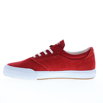 Lakai Wilkins MS2240233A00 Mens Red Suede Skate Inspired Sneakers Shoes