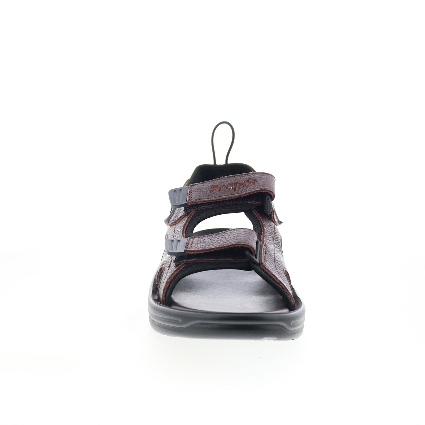 Propet SurfWalker II MSV023LBR Mens Brown Leather Strap Sport Sandals Shoes