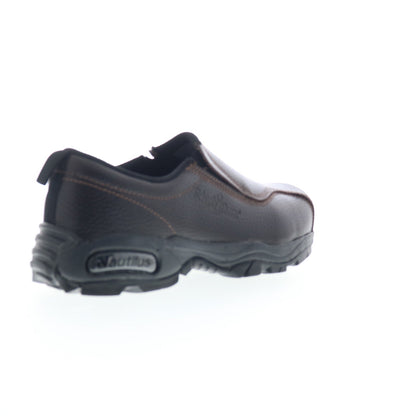Nautilus Slip-On Steel Toe N1620 Mens Brown Leather Work & Safety Shoes