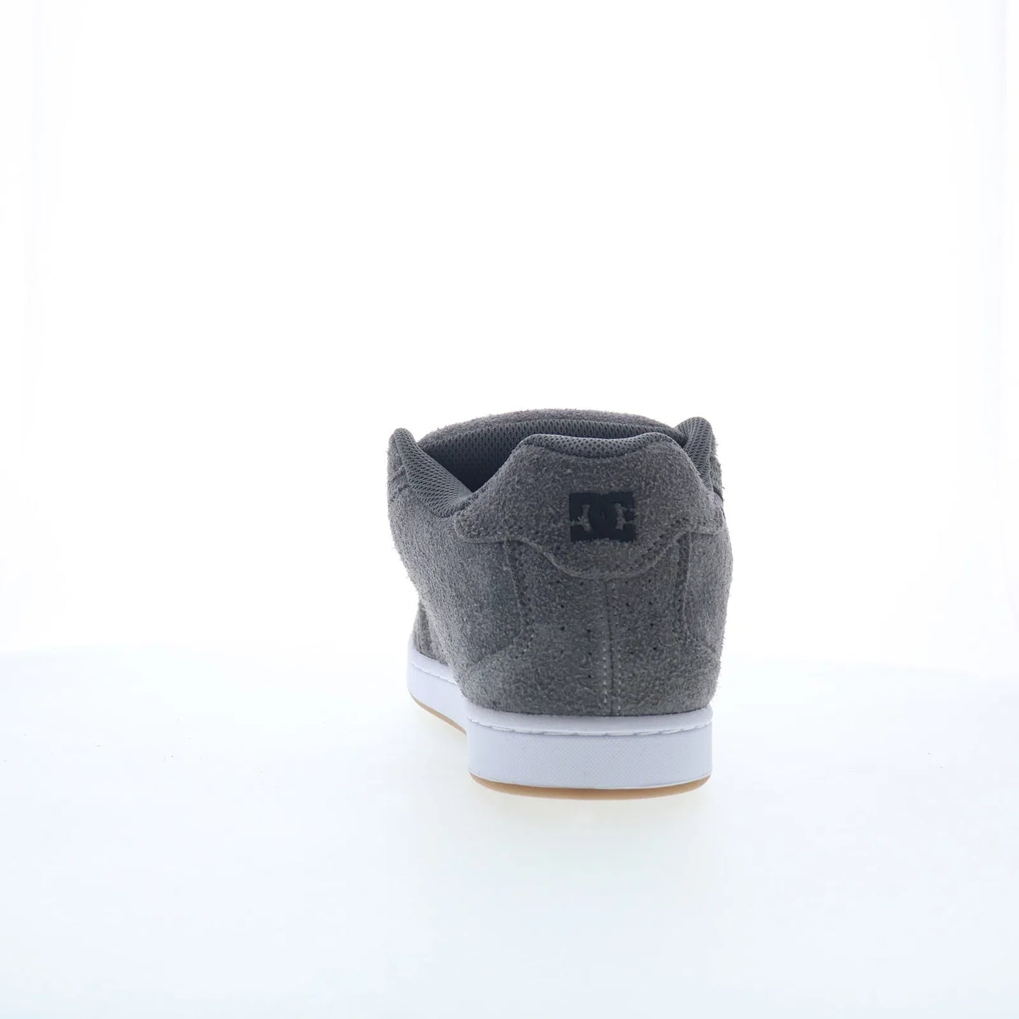 DC Net SE DC03260025-GRYBLK Mens Gray Suede Skate Inspired Sneakers Shoes