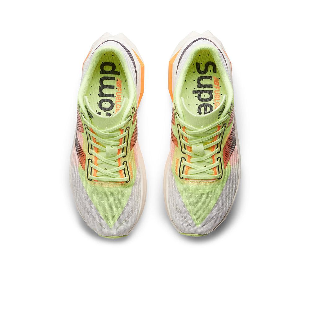FuelCell SuperComp Elite v4 (B) Women's :White | Bleached Lime Glo