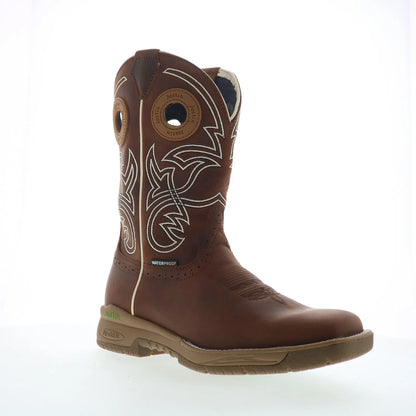 Justin Boots Nitread Waterproof CR3200 Mens Brown Leather Work & Safety Boots