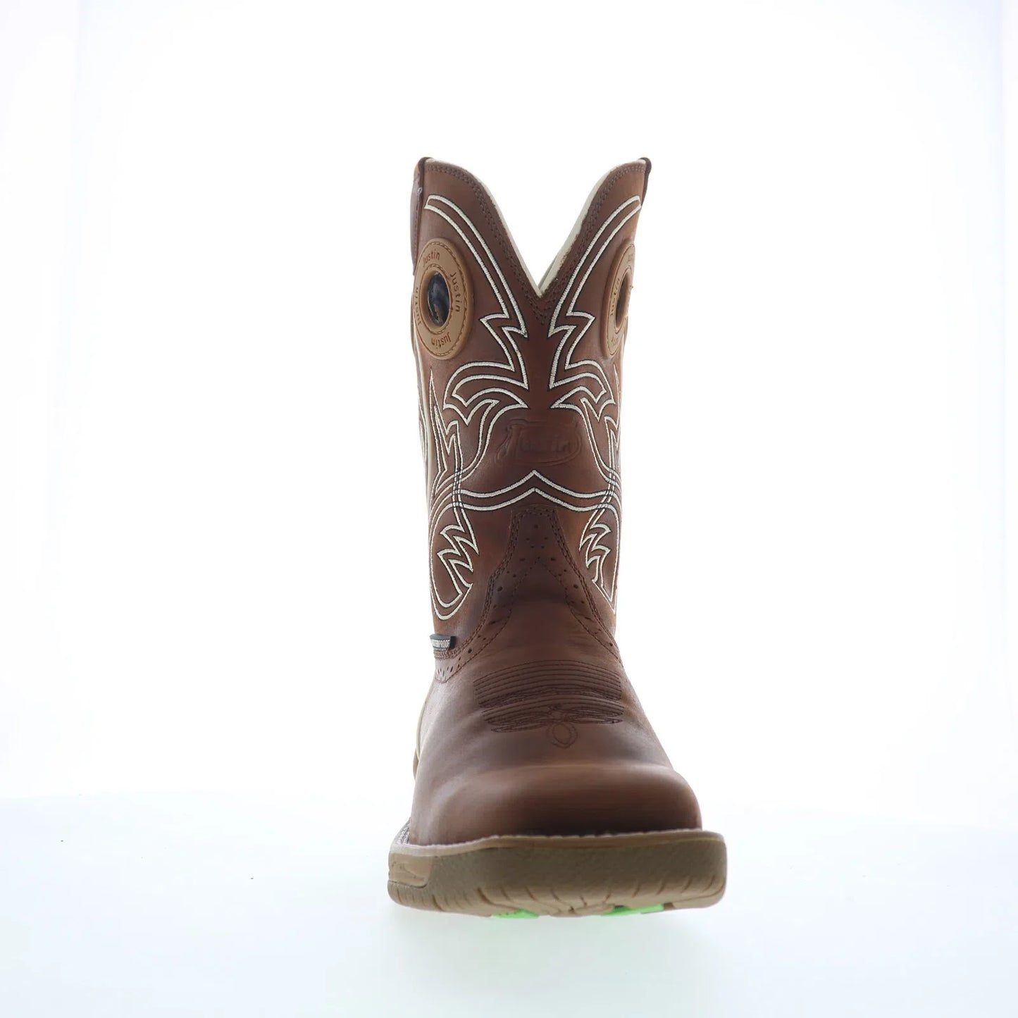 Justin Boots Nitread Waterproof CR3200 Mens Brown Leather Work & Safety Boots