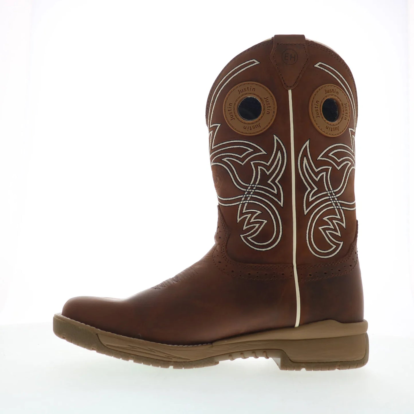 Justin Boots Nitread Waterproof CR3200 Mens Brown Leather Work & Safety Boots
