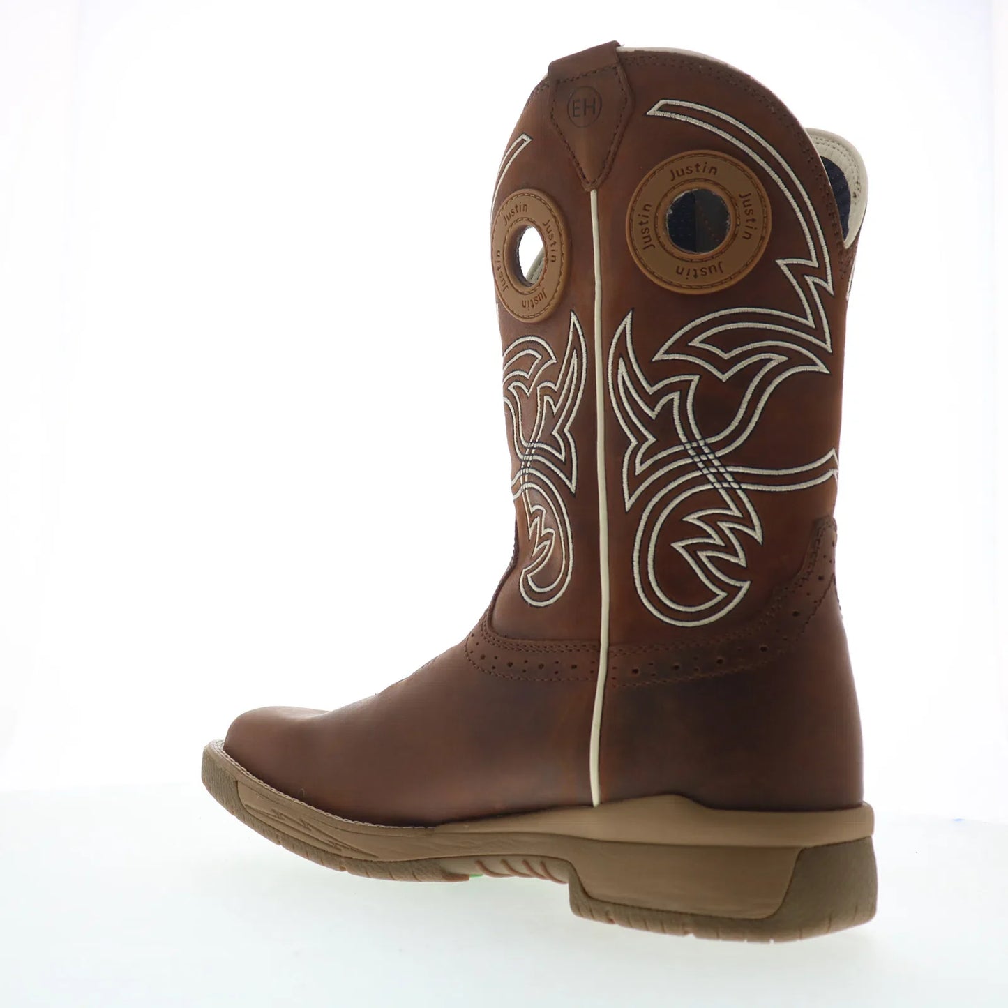 Justin Boots Nitread Waterproof CR3200 Mens Brown Leather Work & Safety Boots