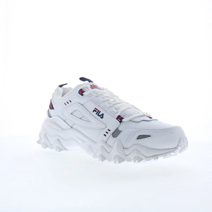Fila Oakmont TR 1JM00652-125 Mens White Leather Lace Up Athletic Hiking Shoes