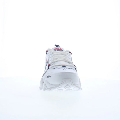 Fila Oakmont TR 1JM00652-125 Mens White Leather Lace Up Athletic Hiking Shoes