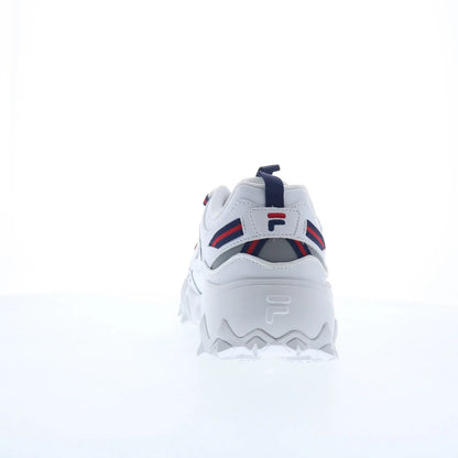 Fila Oakmont TR 1JM00652-125 Mens White Leather Lace Up Athletic Hiking Shoes
