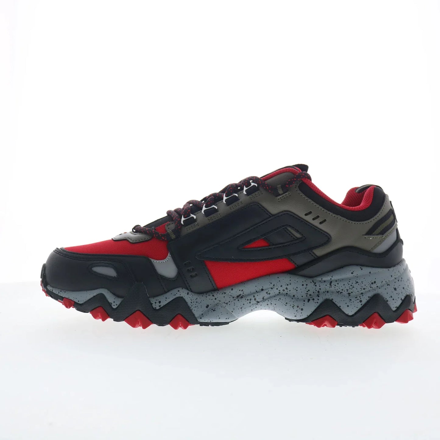 Fila Oakmont TR 1JM01258-607 Mens Red Leather Lace Up Athletic Hiking Shoes
