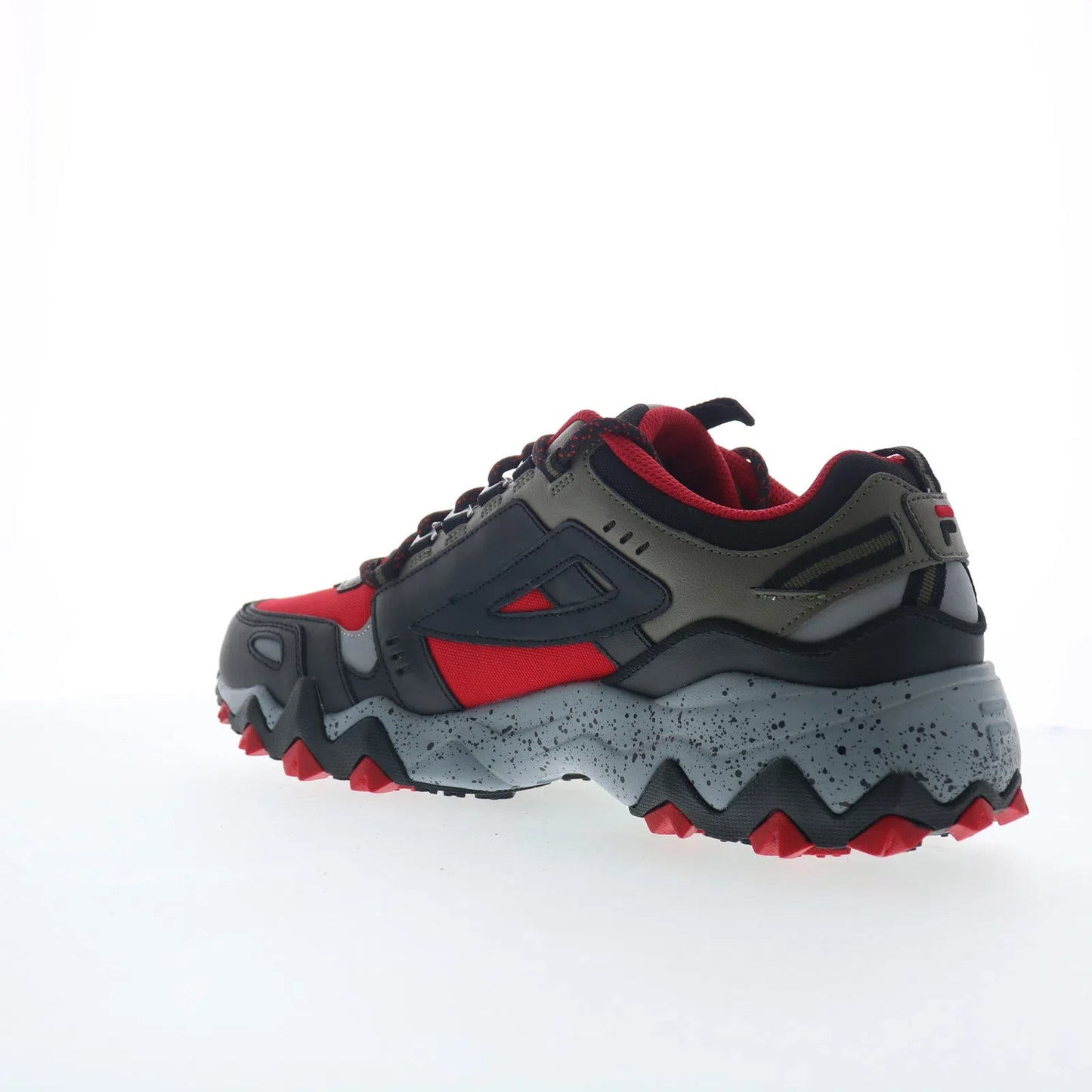 Fila Oakmont TR 1JM01258-607 Mens Red Leather Lace Up Athletic Hiking Shoes