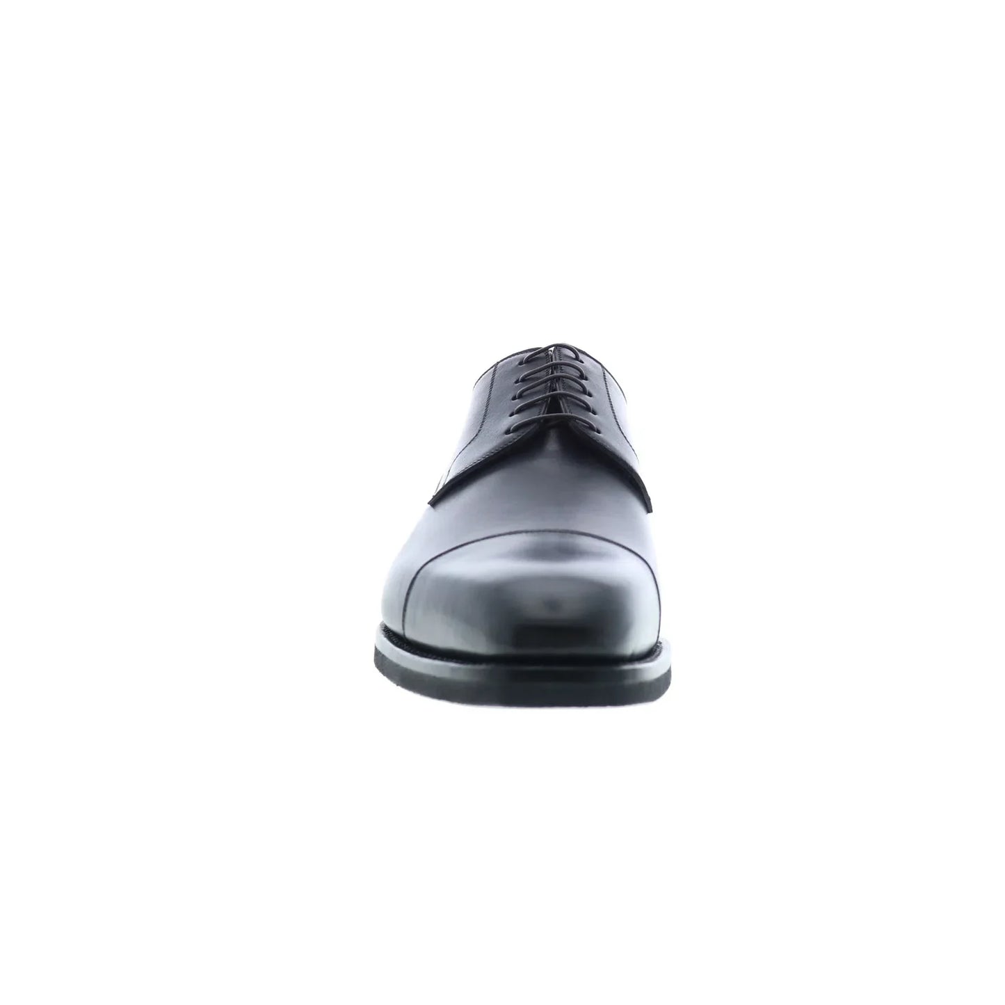 Di Bianco SBP896 Mens Black Leather Lace Up Oxfords & Lace Ups Cap Toe Shoes