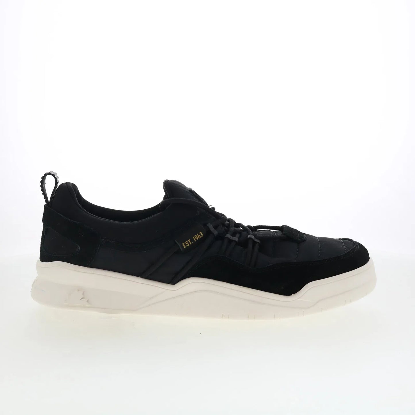 Pajar Pierce 55541 Mens Black Leather Lace Up Lifestyle Sneakers Shoes