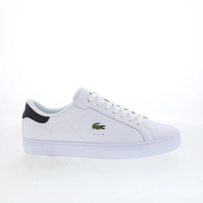 Lacoste Powercourt GRPH 126 1 SMA Mens White Lifestyle Sneakers Shoes