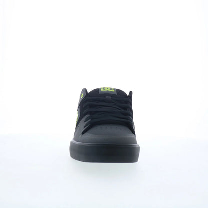 DC Pure DC01782028-GRYBLK Mens Gray Leather Skate Inspired Sneakers Shoes