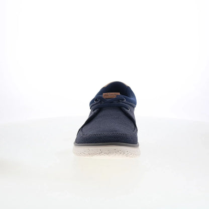 Clarks Relax Lite Lace 26181996 Mens Blue Canvas Lifestyle Sneakers Shoes