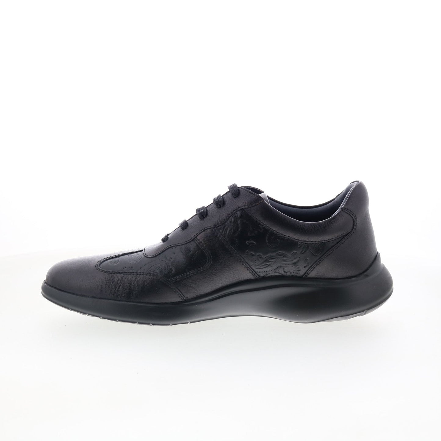 Robert Graham Haro RG5579L Mens Black Leather Lifestyle Sneakers Shoes