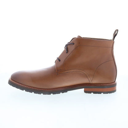 Rockport Caspe RMCASPE Mens Brown Leather Lace Up Chukkas Boots