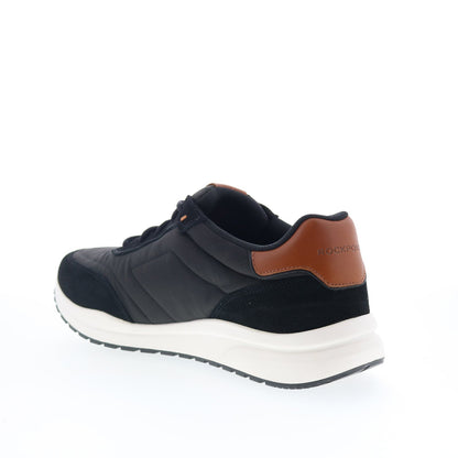 Rockport DMX Brock RMDMXBROCK Mens Black Wide Lifestyle Sneakers Shoes