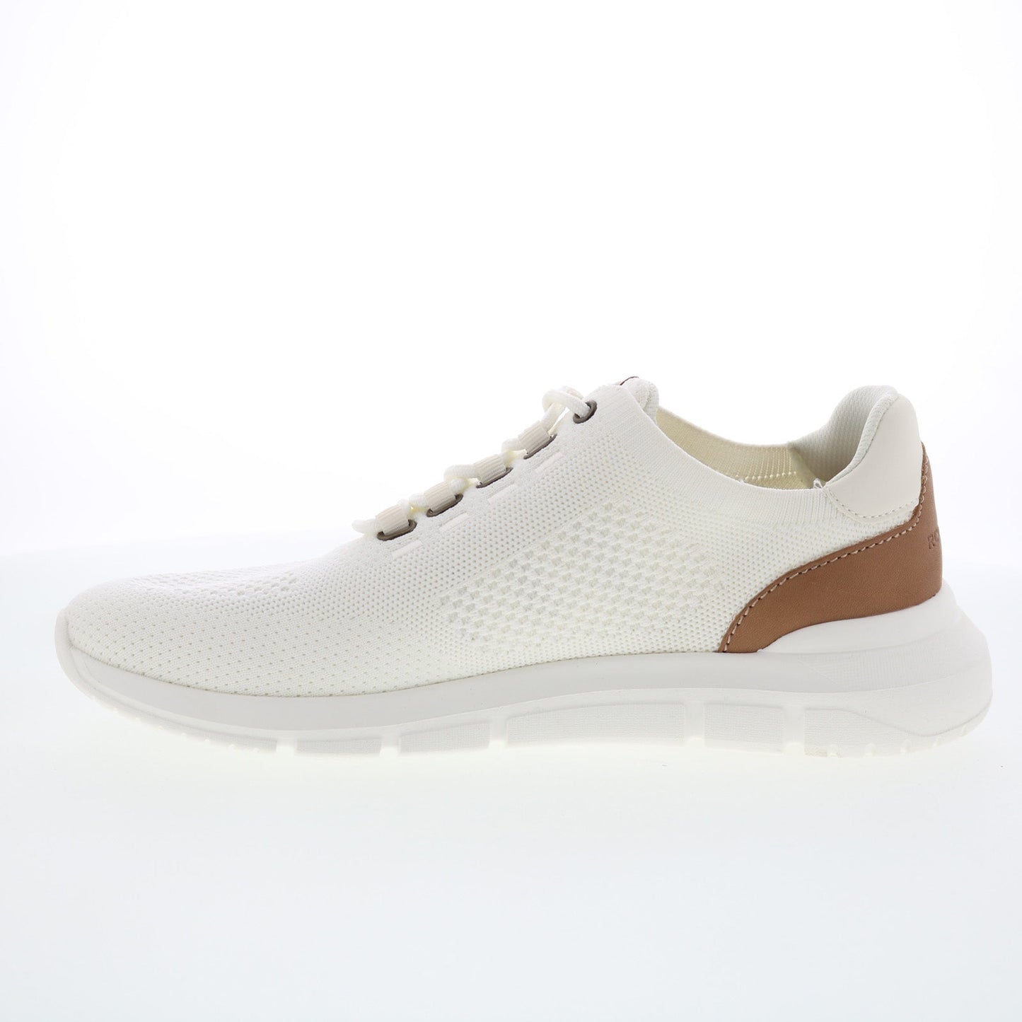 Rockport Jaimson RMJAIMSON Mens White Canvas Lifestyle Sneakers Shoes