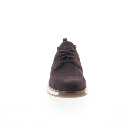 Rockport Lukah 2 Mens Brown Wide Leather Lace Up Lifestyle Sneakers Shoes