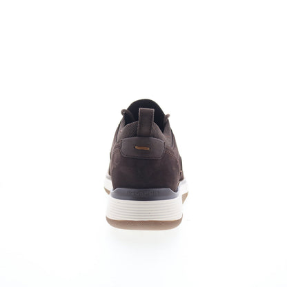 Rockport Lukah 2 Mens Brown Wide Leather Lace Up Lifestyle Sneakers Shoes