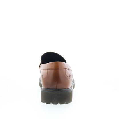 Rockport Maverick Penny Mens Brown Leather Loafers & Slip Ons Penny Shoes