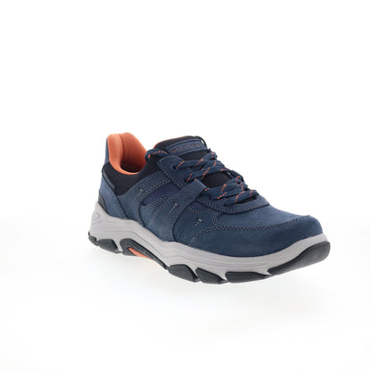 Rockport Rhett RMRHETT Mens Blue Wide Suede Lifestyle Sneakers Shoes
