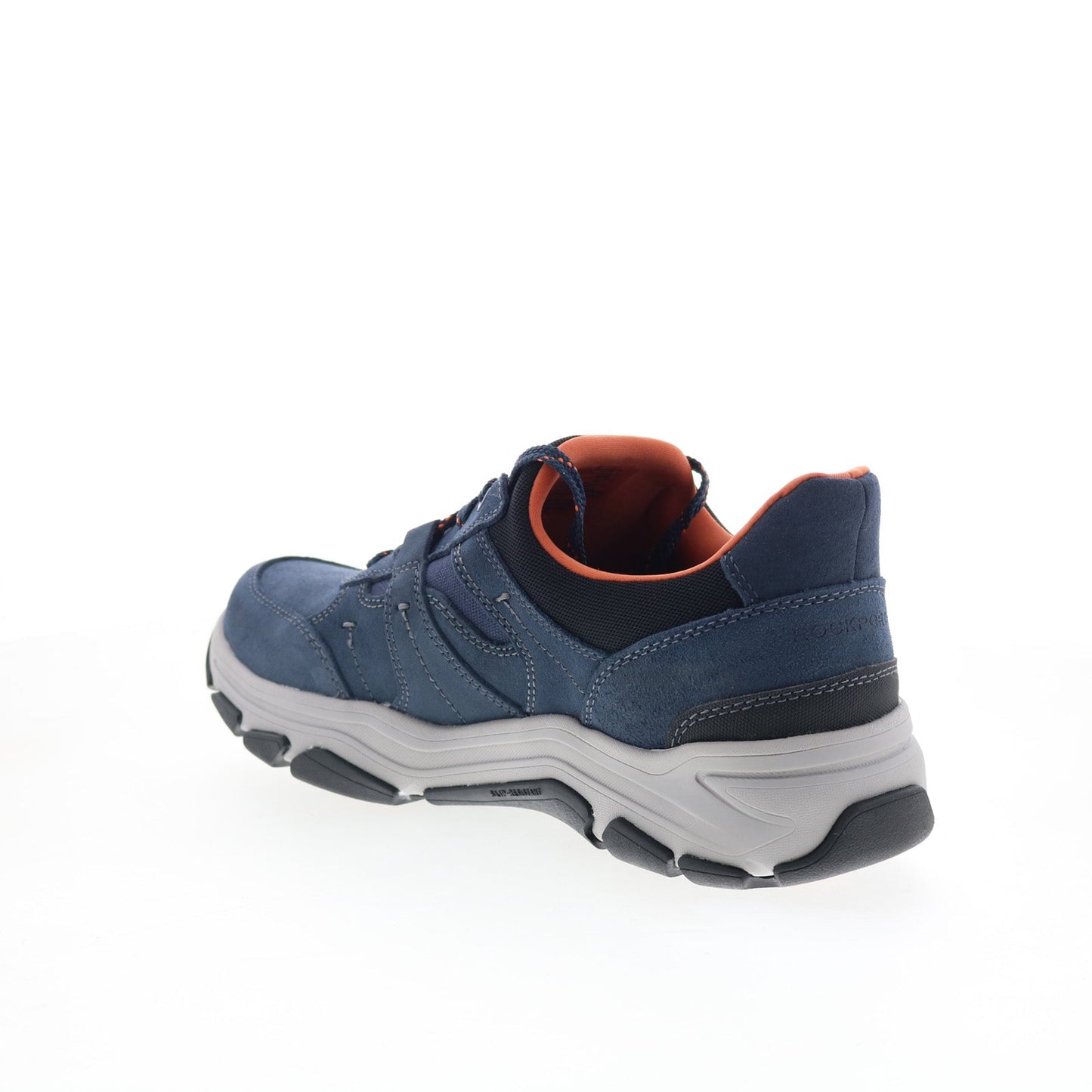 Rockport Rhett RMRHETT Mens Blue Extra Wide Suede Lifestyle Sneakers Shoes
