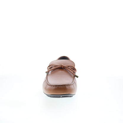 Rockport Taya RMTAYA Mens Brown Leather Loafers & Slip Ons Moccasin Shoes