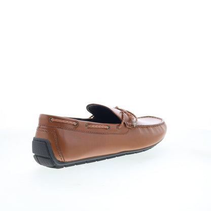 Rockport Taya RMTAYA Mens Brown Leather Loafers & Slip Ons Moccasin Shoes