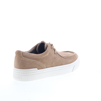Rockport Terell Mens Brown Suede Lace Up Lifestyle Sneakers Shoes