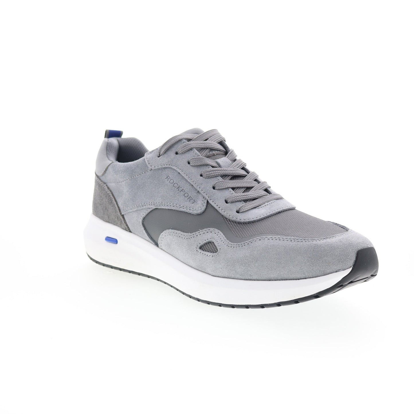Rockport Total Motion Tilman Mens Gray Wide Lifestyle Sneakers Shoes