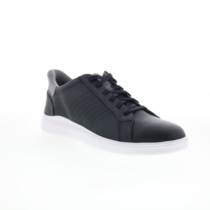 Rockport Tristen Step Activated Lace Up Mens Black Lifestyle Sneakers Shoes