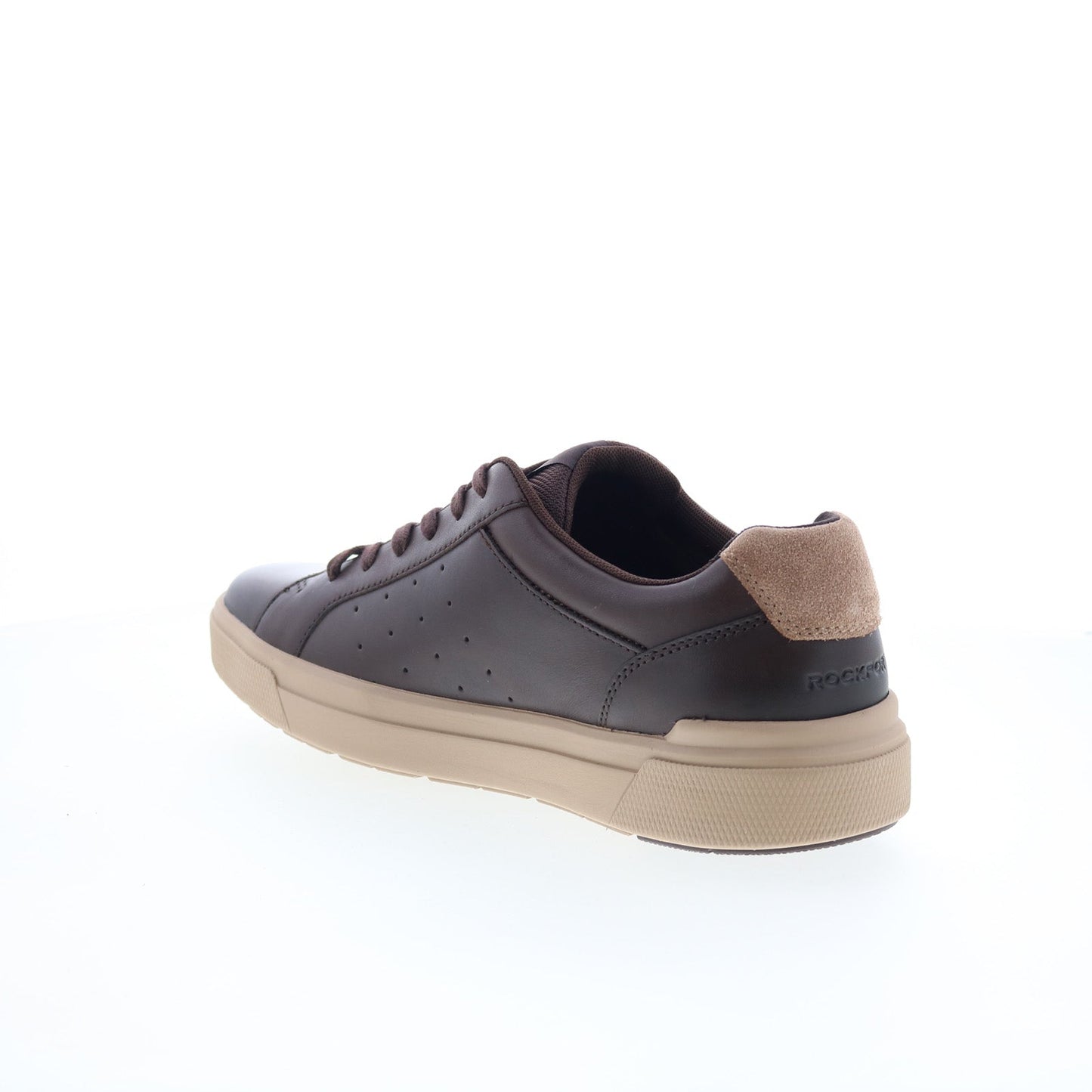 Rockport Total Motion Tarquin Mens Brown Wide Lifestyle Sneakers Shoes