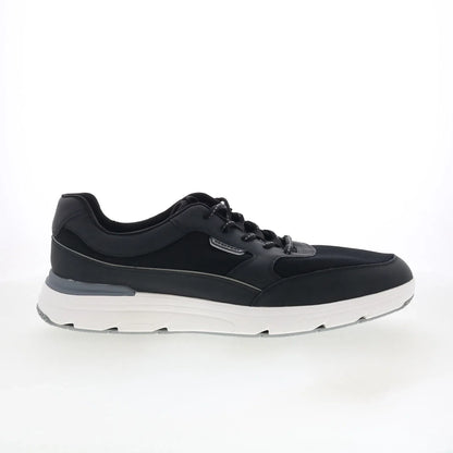 Rockport Seabrook Mens Black Wide Leather Lifestyle Sneakers Shoes