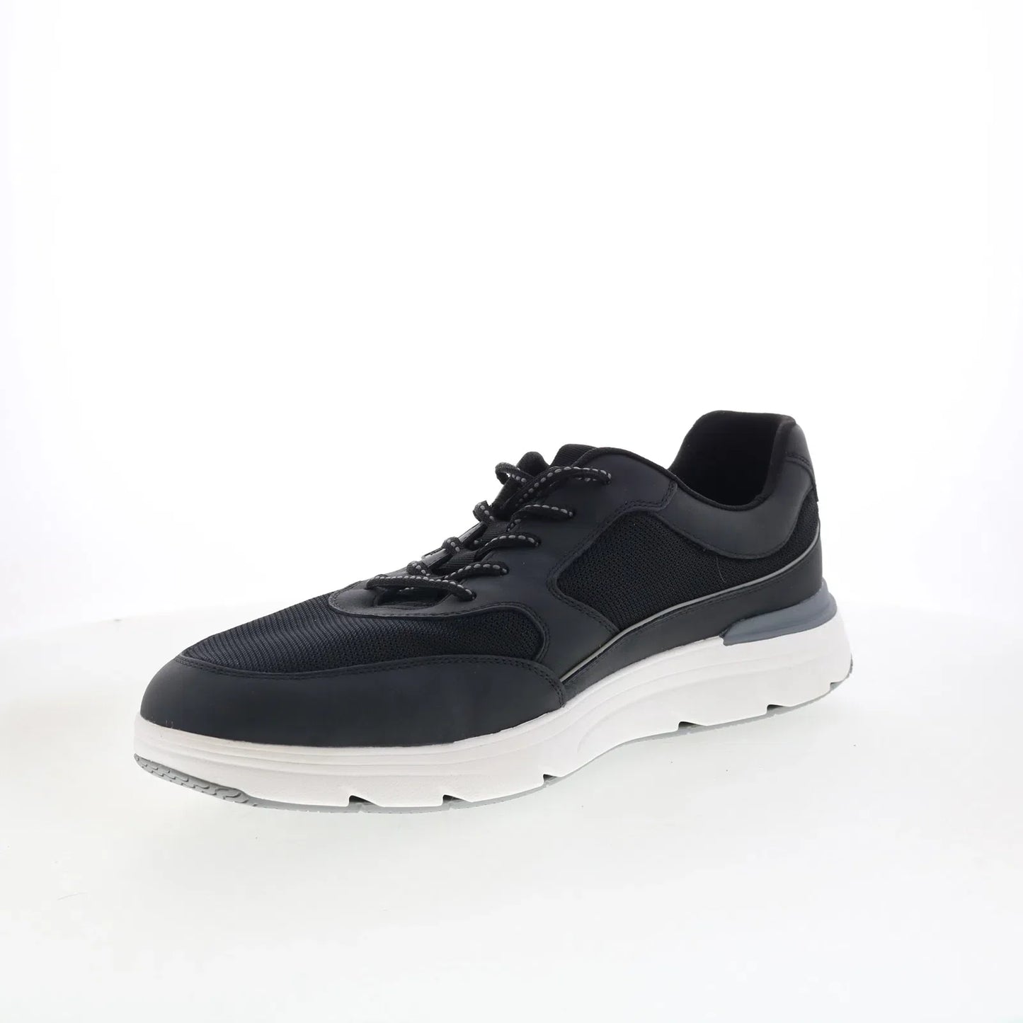Rockport Seabrook Mens Black Wide Leather Lifestyle Sneakers Shoes