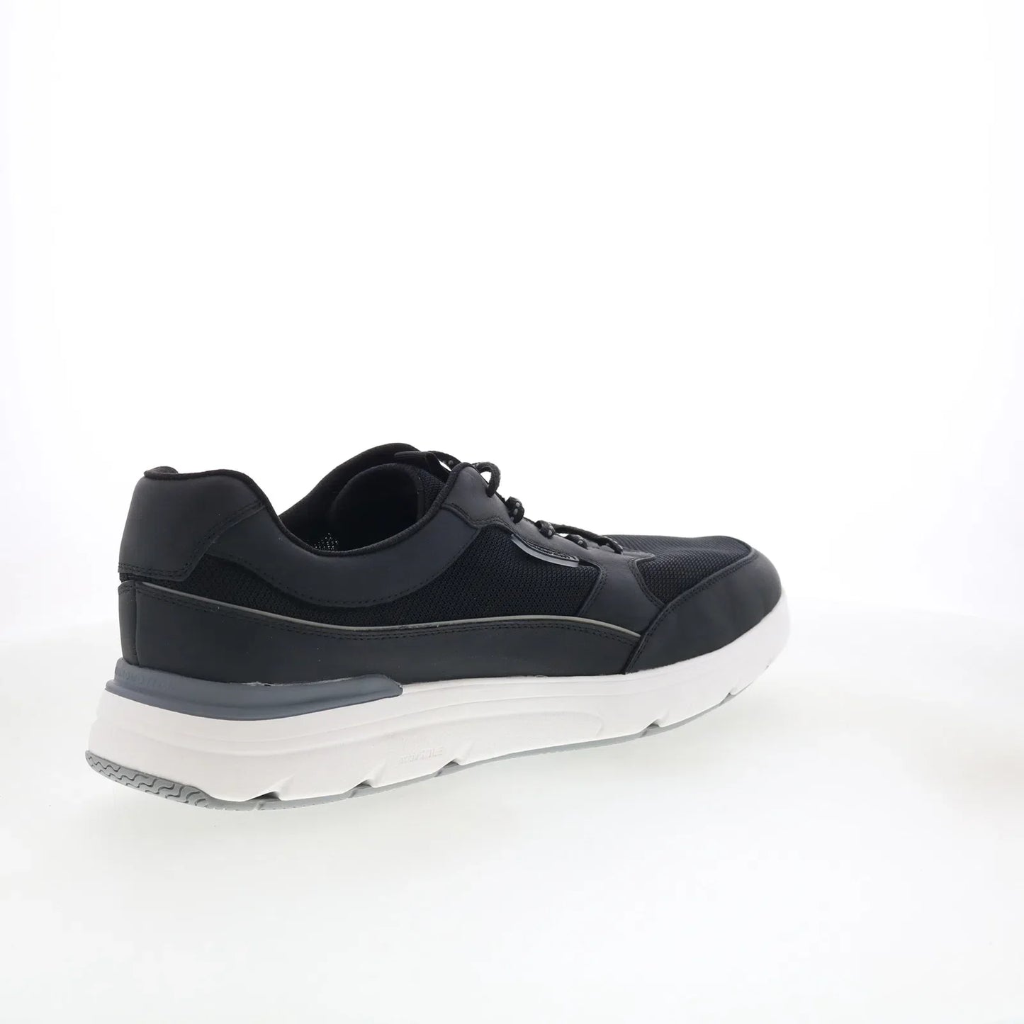 Rockport Seabrook Mens Black Wide Leather Lifestyle Sneakers Shoes