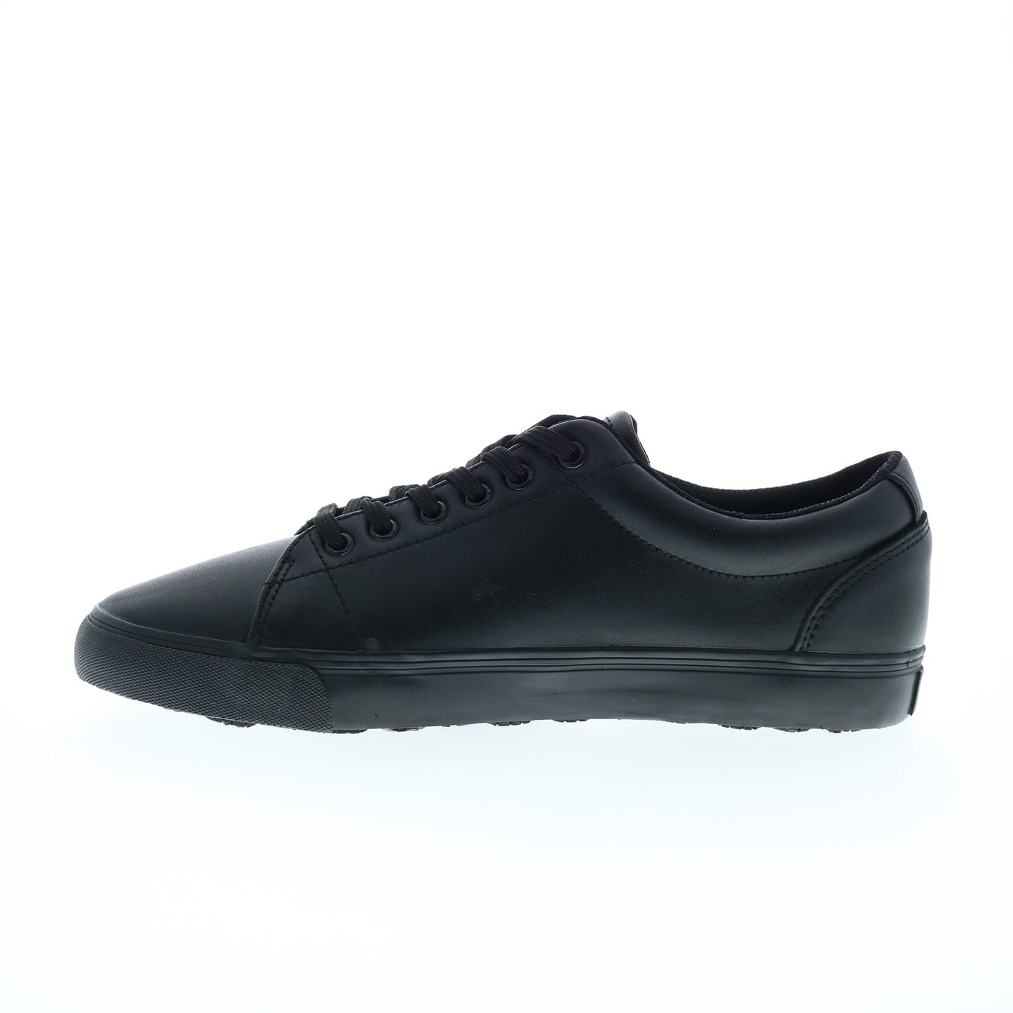 SlipGrips Slip Resistant Shoe Mens Black Wide Athletic Work & Safety Shoes
